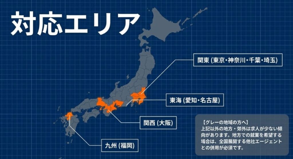GKSキャリアの対応エリアと、エリア外の人の選択肢