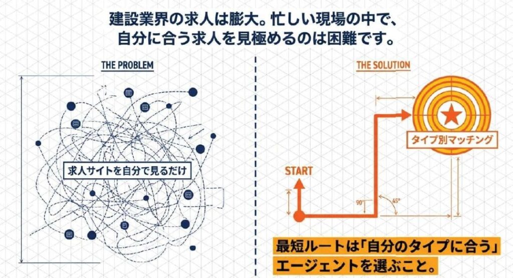施工管理向けエージェントの選び方|失敗しにくい3つの基準